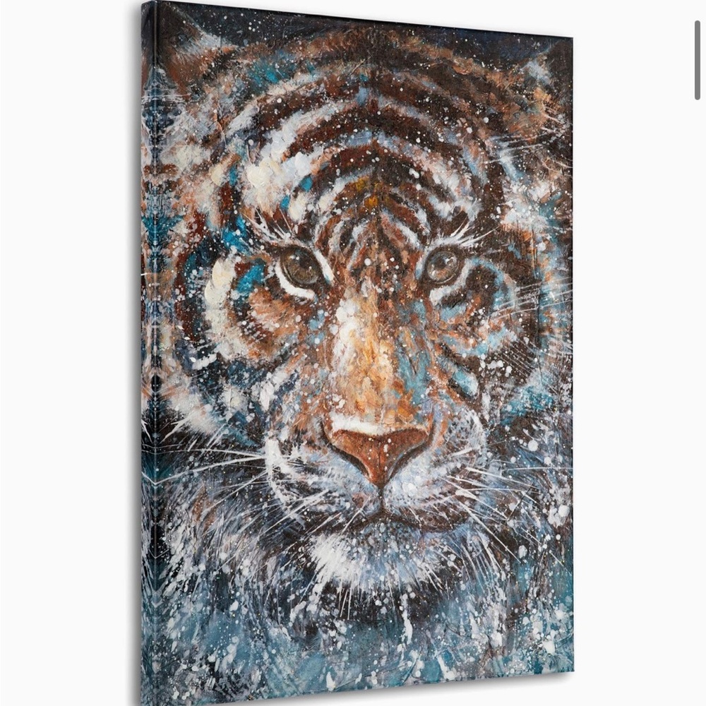 Tiger oil paint